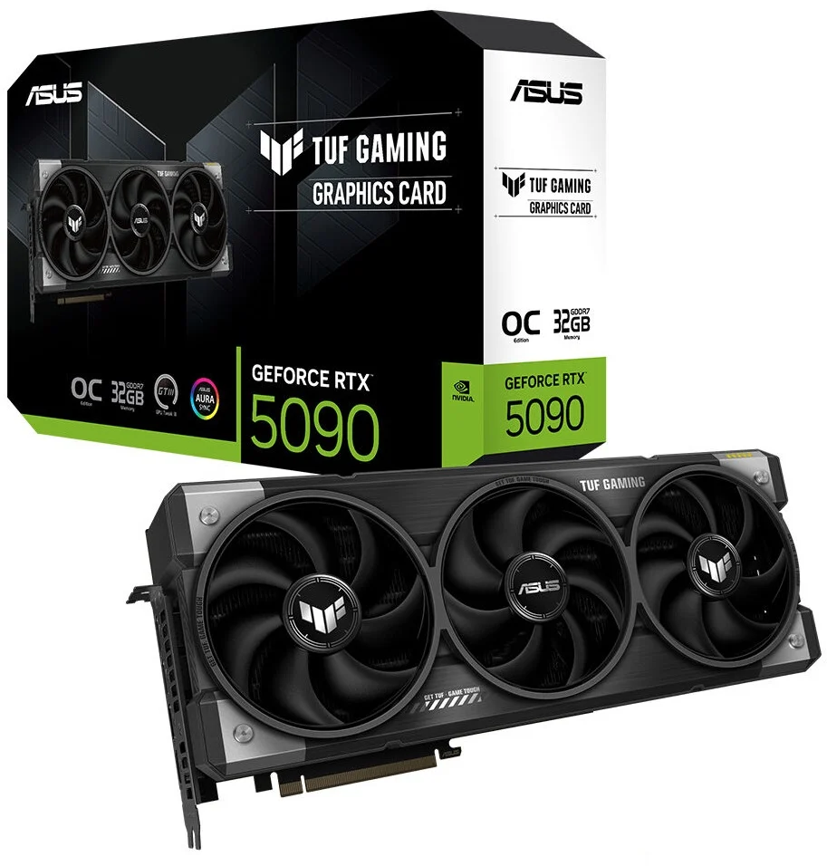 Asus TUF-RTX5090-O32G-GAMING 32 GB GDDR7 GeForce RTX 5090 OC RGB 512Bit NVIDIA Ekran Kartı