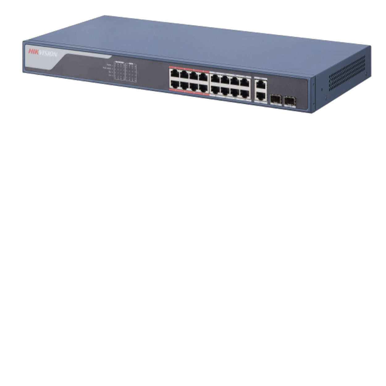 Hikvision DS-3E1318P-SI 16 Port Gigabit 2 Port Uplink 2 Port SFP 230W PoE Switch