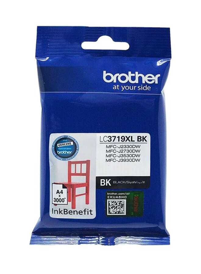Brother LC3719XLBK 3.000 Sayfalık Siyah Orijinal Kartuş