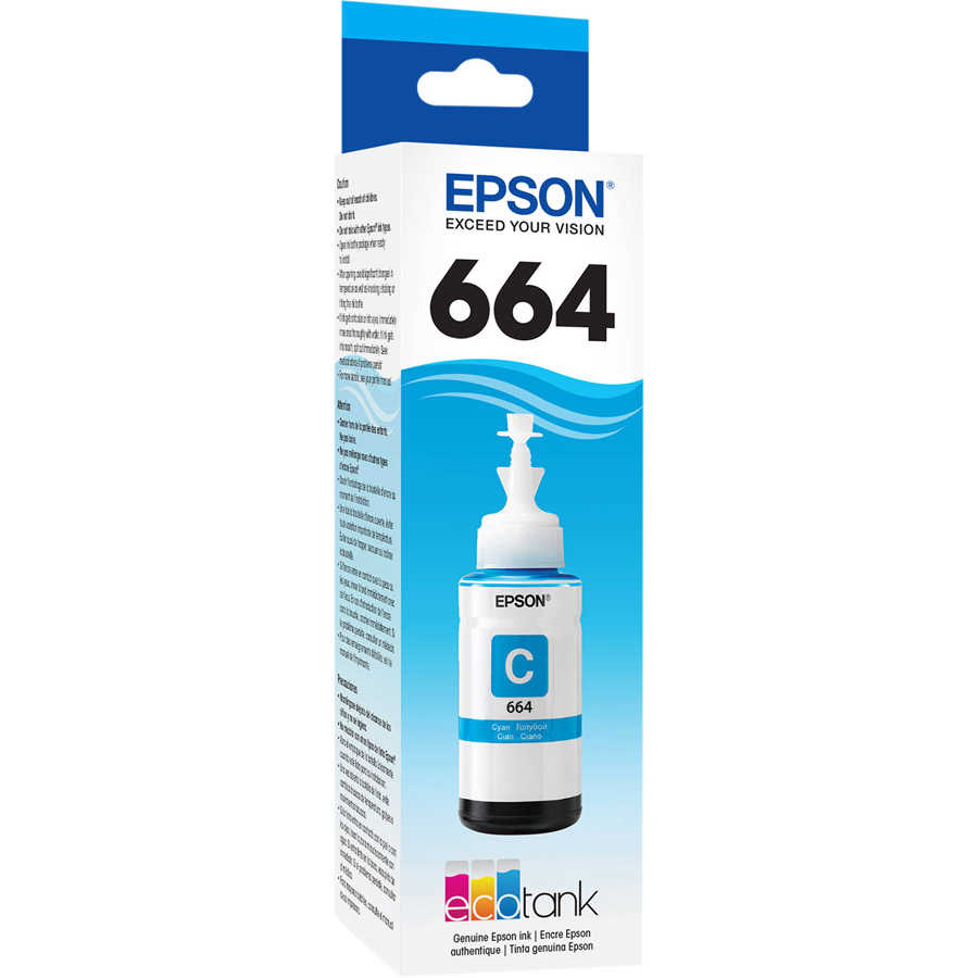 Epson C13T66424A 664 70Ml 5.000 Sayfalık Mavi Orijinal Mürekkep