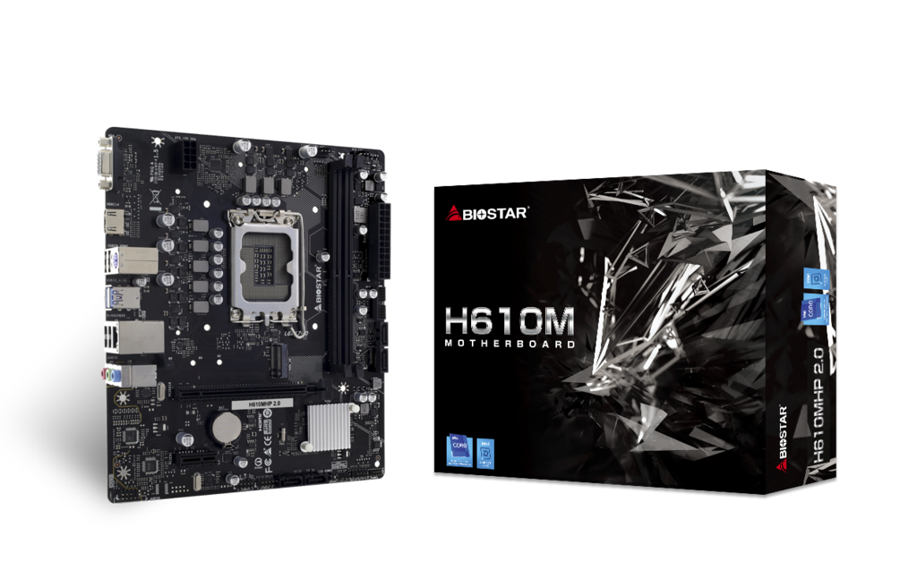 Biostar H610MHP-2.0 Sc-1700 H610 DDR4 3200Mhz M2 mATX INTEL Anakart