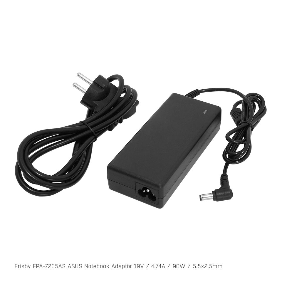 Frisby FPA-7205AS 90W 19V 4.74A 5.5x2.5mm Asus Uyumlu Notebook Adaptörü