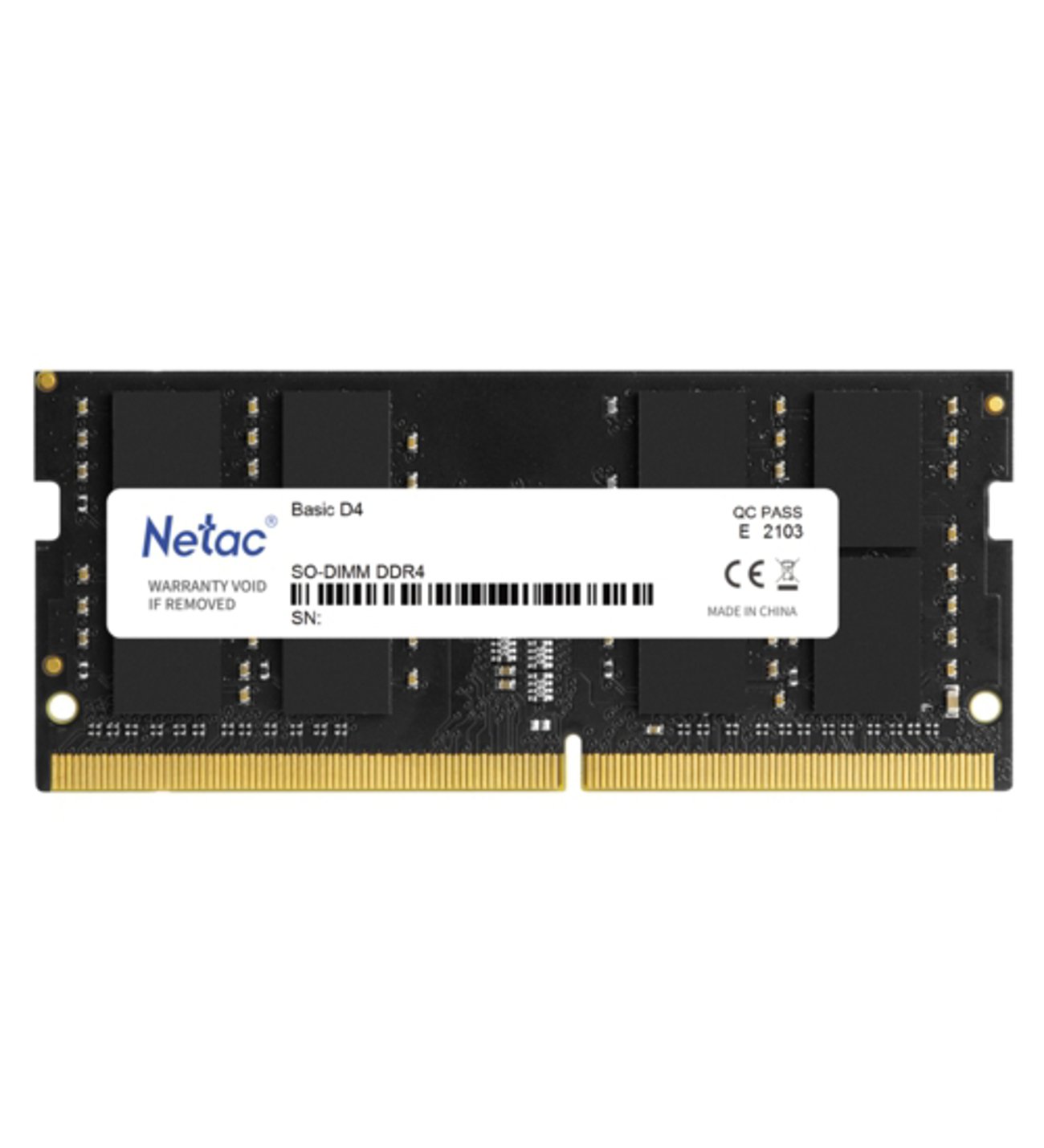 Netac NTBSD4N32SP/16 16 GB DDR4 3200Mhz CL20 Notebook Bellek