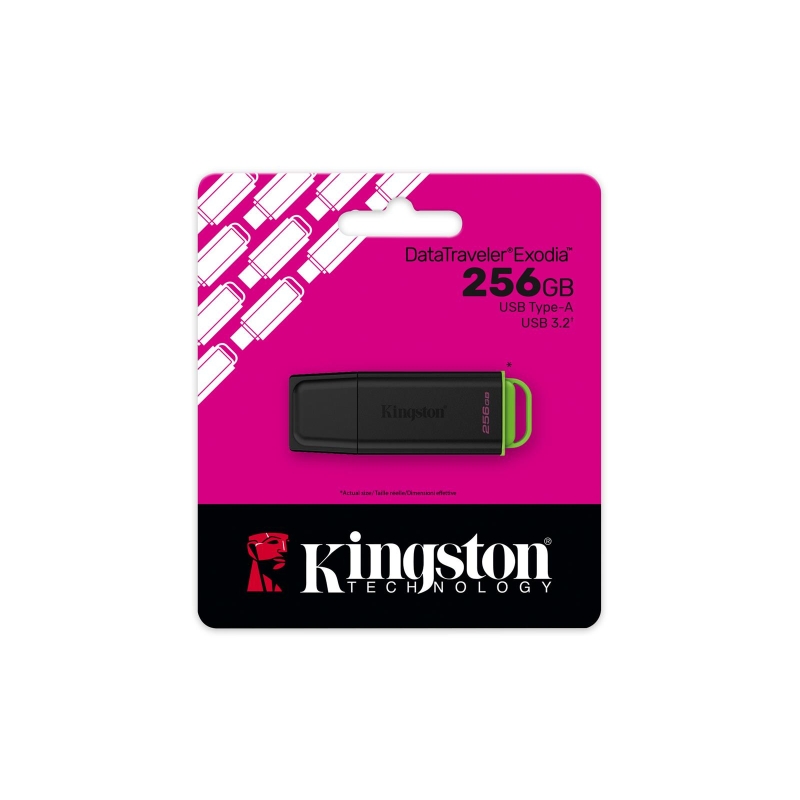 Kingston DTXG2/256GB 256 GB Portable Exodia DataTraveler USB 3.2 Gen1 USB Flash Bellek