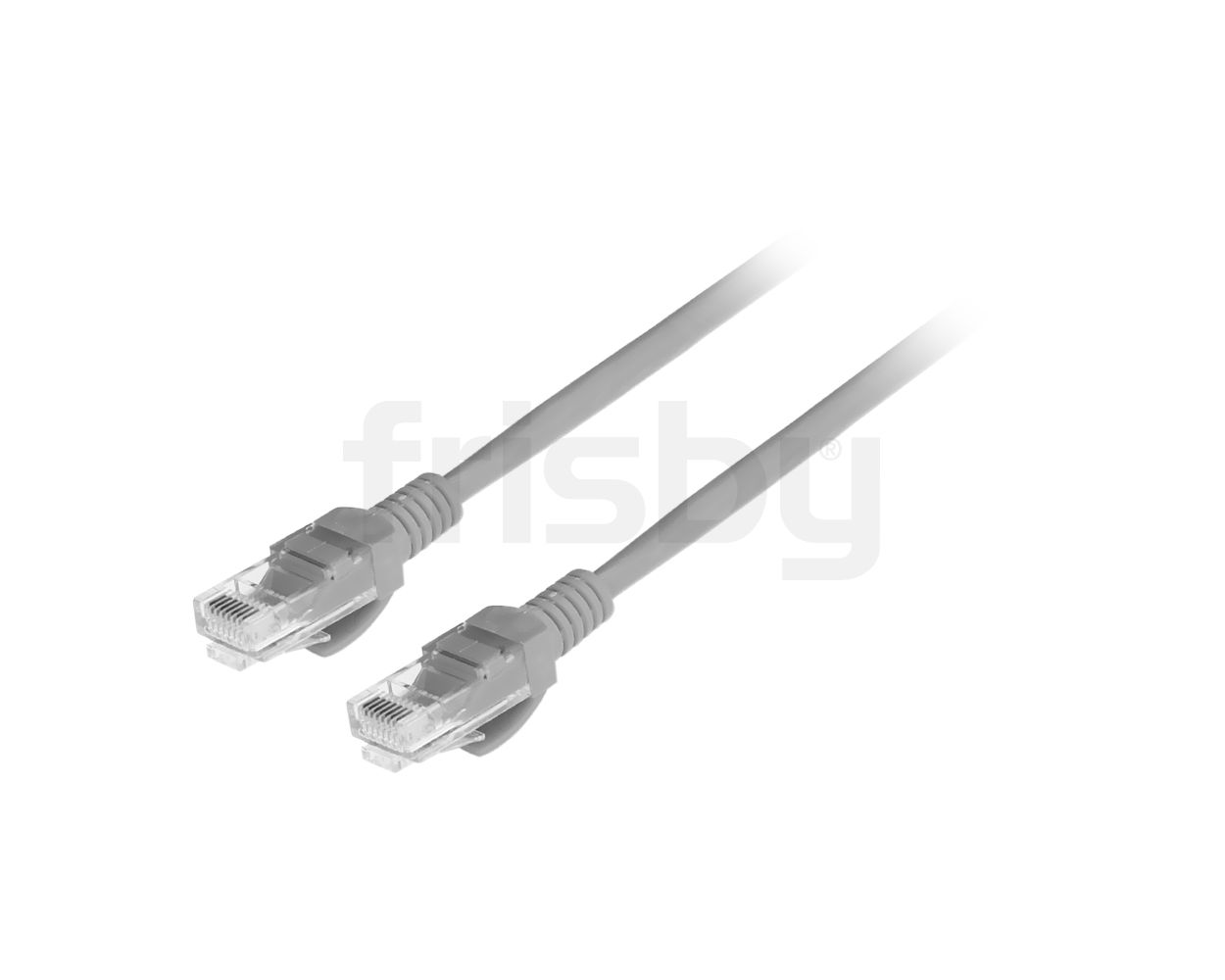 Frisby FA-C6736G 1 Mt UTP CAT6 AWG24 Gri Patch Cord Kablo