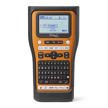 Brother P-Touch PT-E560BTVP 6-24mm USB Bluetooth Pil Dahil El Tipi Baskı etiket Yazıcı
