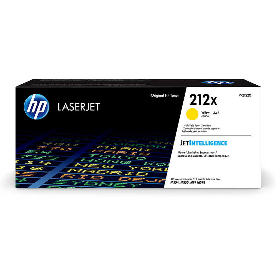 Hp W2122X 212X 10.000 Sayfalık Yüksek Kapasiteli Sarı Orjinal Laser Toner