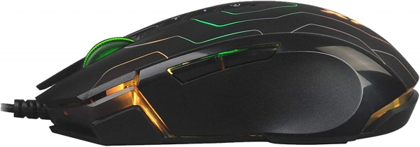 A4 Tech X89 USB 2400Dpi 8 Tuşlu Siyah-Labirent Optik kablolu Oyuncu Mouse