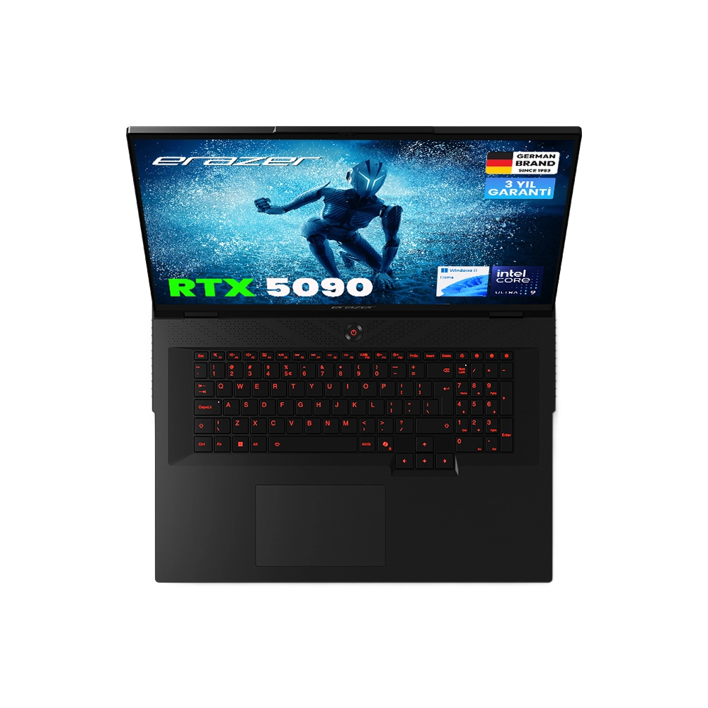 Erazer Beast 18 X1 MD62729 Ultra 9 275HX 2.1Ghz 64TB 4TB 24GB RTX5090 18 Win11 Home Notebook Bilgisayar