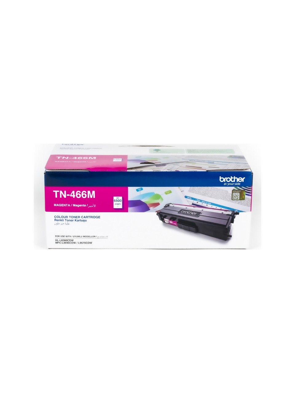 Brother TN-466M 6.500 Sayfalık Kırmızı Orijinal Lazer Toner