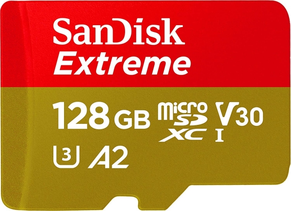 Sandisk SDSQXAA-128G-GN6MN 128GGB Extreme 190Mb/s A2 Class10 V30 SDXC microSD Hafıza Kartı