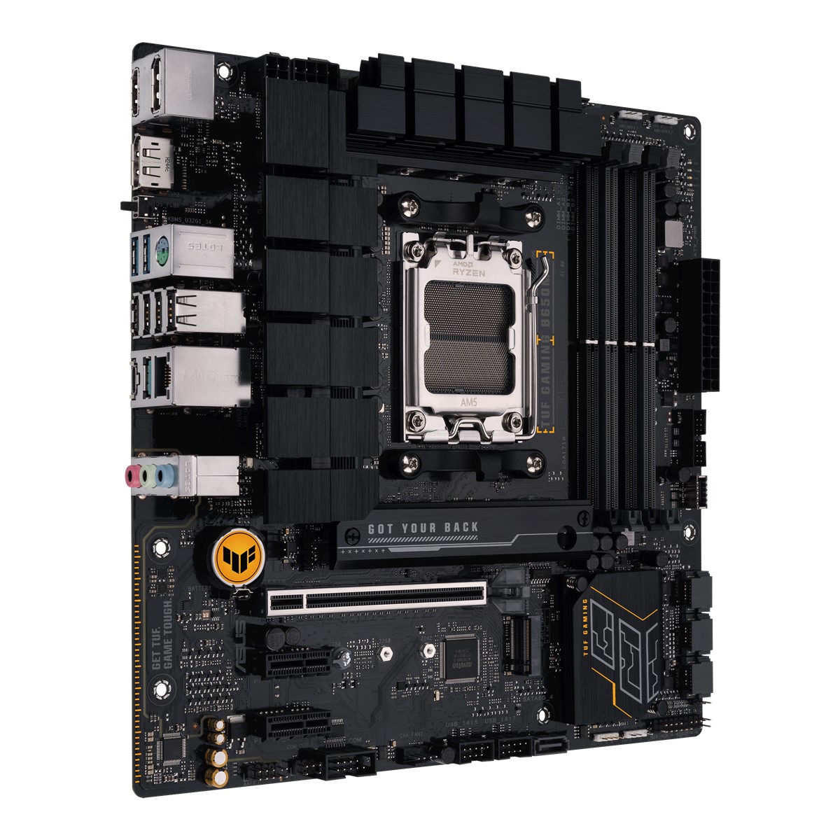 Asus TUF GAMING B650M-E Sc-Am5 B650 DDR5 6400Mhz 2xM2 2.5Gbit Aura RGB mATX AMD Anakart