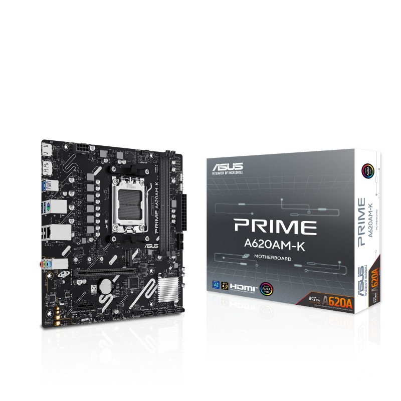 Asus PRIME A620AM-K Sc-AM5 DDR5 7200Mhz M2 1GB LAN mATX AMD Anakart