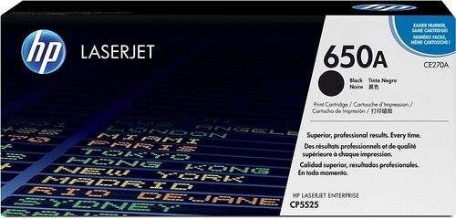 Hp CE270A 650A 13.000 Sayfalık Siyah Orijinal Lazer Toner