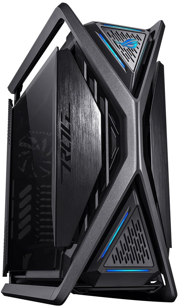 Asus ROG GR701 PSU YOK Fanlı Alümimyum Çelik Alaşımlı Temperli Cam ETAX Siyah Oyuncu Kasası