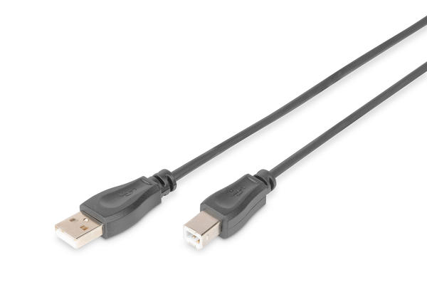 Digitus AK-300105-005-S 0.5 Mt USB 2.0 to USB B AWG28 Yazıcı Kablosu