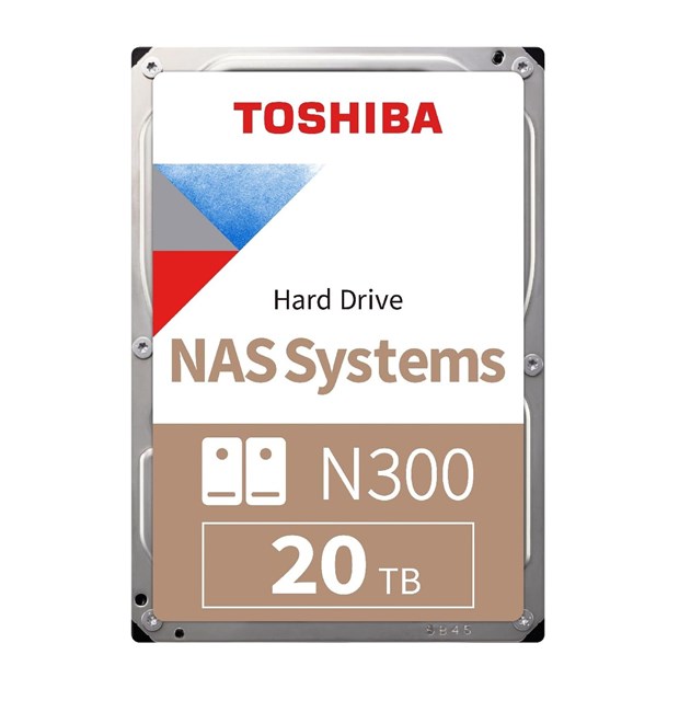 Toshiba HDWG62AUZSVA N300 20 TB 7200Rpm 512MB SATA3 3.5 inch NAS Harddisk