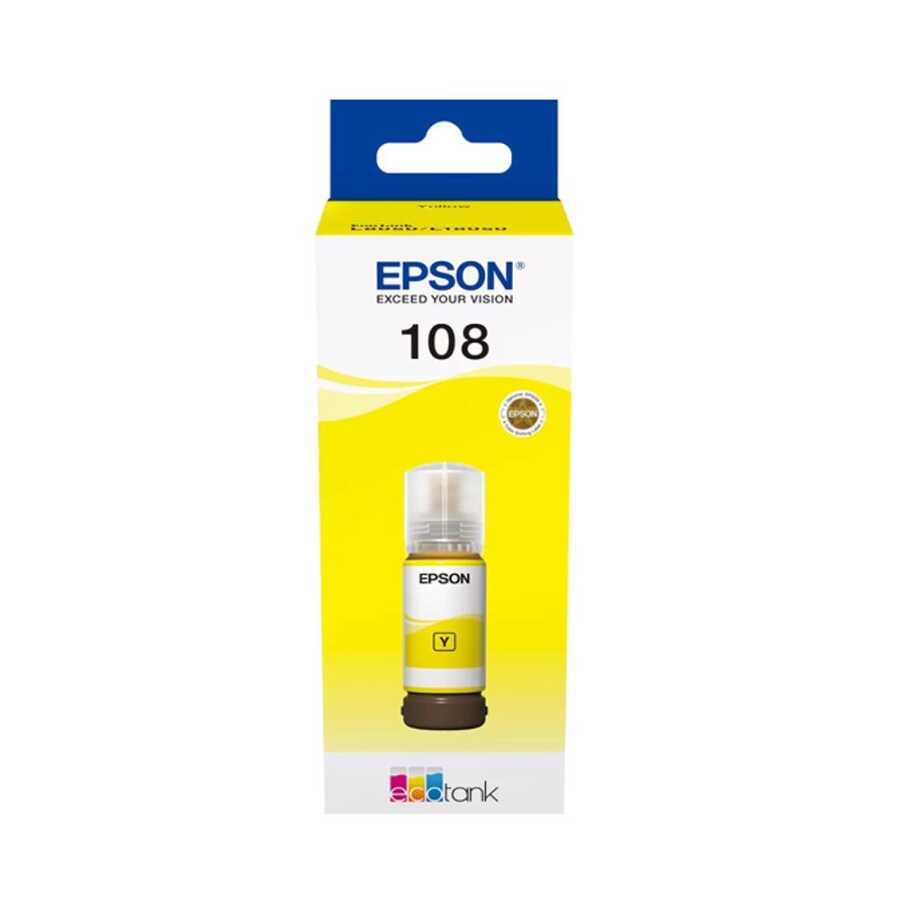 Epson C13T09C44A 108 70ml 7.200 Sayfalık Sarı Orijinal Mürekkep
