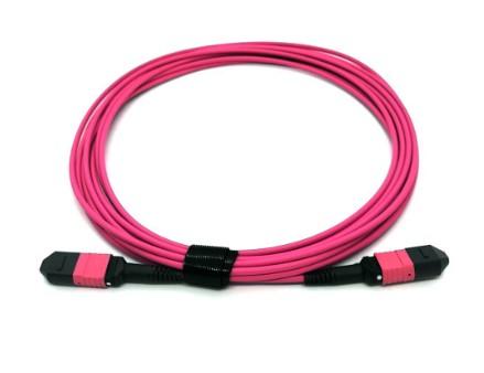 Beek BC-FO-5MPMPB-03/4-FF 3 Mt MPO to MPO 12 Core OM4 LSZH 3.0 Type B Fiber Kablo