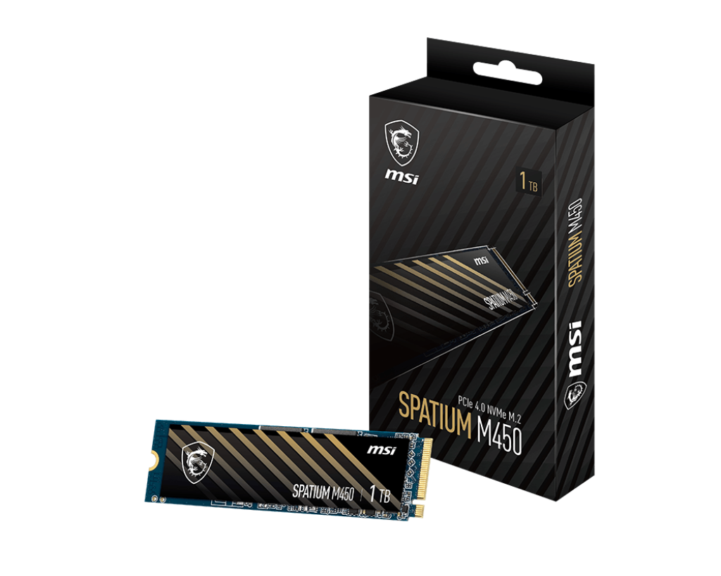 Msi SPATIUM M450 PCIE 4.0 NVME M.2 500 GB 3600-2300Mb/s PCIe NVMe M2 SSD Harddisk