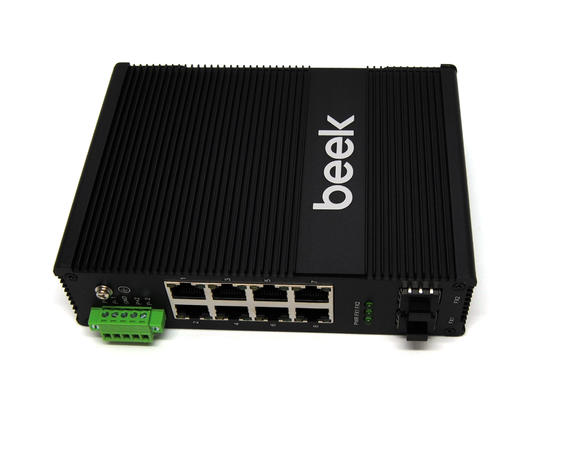 Beek BN-ISW-1082PG 8 Port Gigabit 2 Port SFP 1G 240W L2 Yönetilebilir PoE Endüstriyel Switch