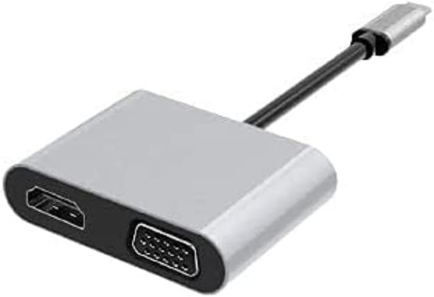 Dexim DHU0004 USB TypeC to HDMI VGA USB 3.0 Type C 4 ın 1 MacBook Uyumlu Dock Station