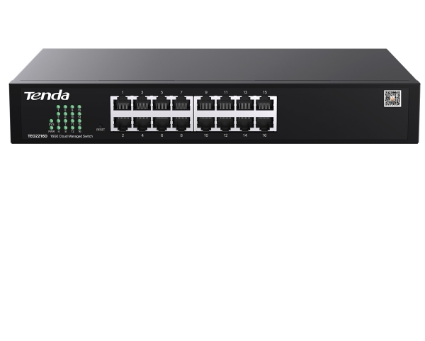 Tenda TEG2216D 16 Port Gigabit Cloud Managed Yönetilebilir Switch
