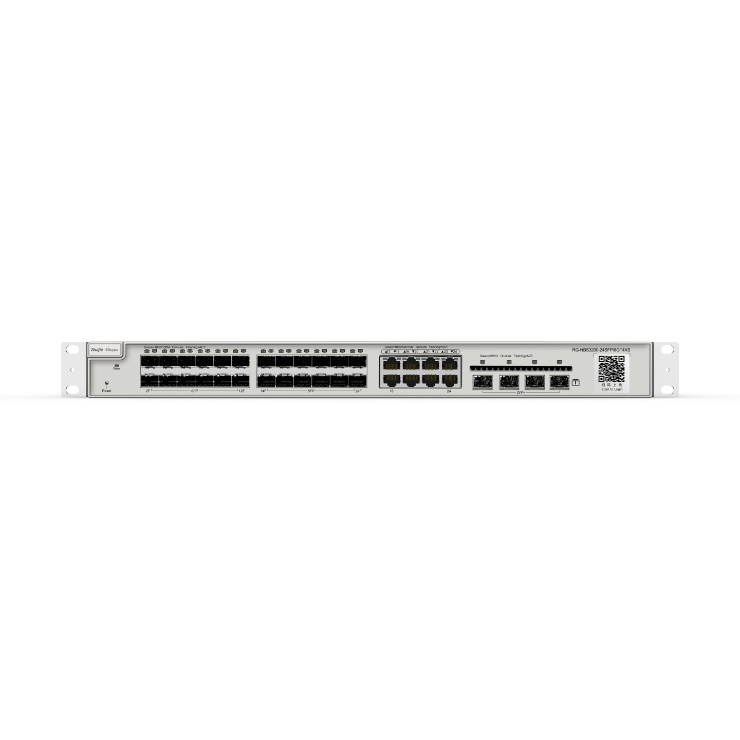 Ruijie RG-NBS3200-8GT4XS 48 Port Gigabit 4 Port SFP 10G L2 Yönetilebilir Ethernet Switch