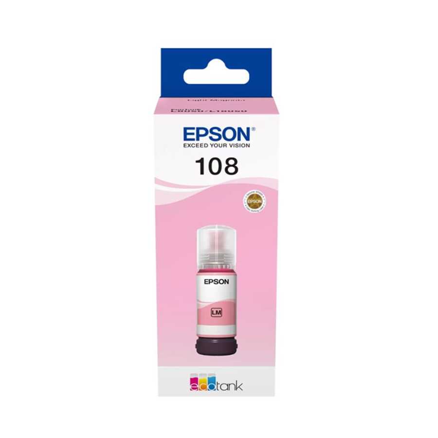 Epson C13T09C64A 108 70ml 7.200 Sayfalık Açık Kırmızı Orijinal Mürekkep