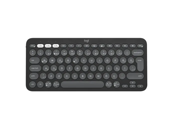 Logitech 920-011859 Q TR Pebble 2 Graft Bluetooth Siyah Kablosuz Klavye