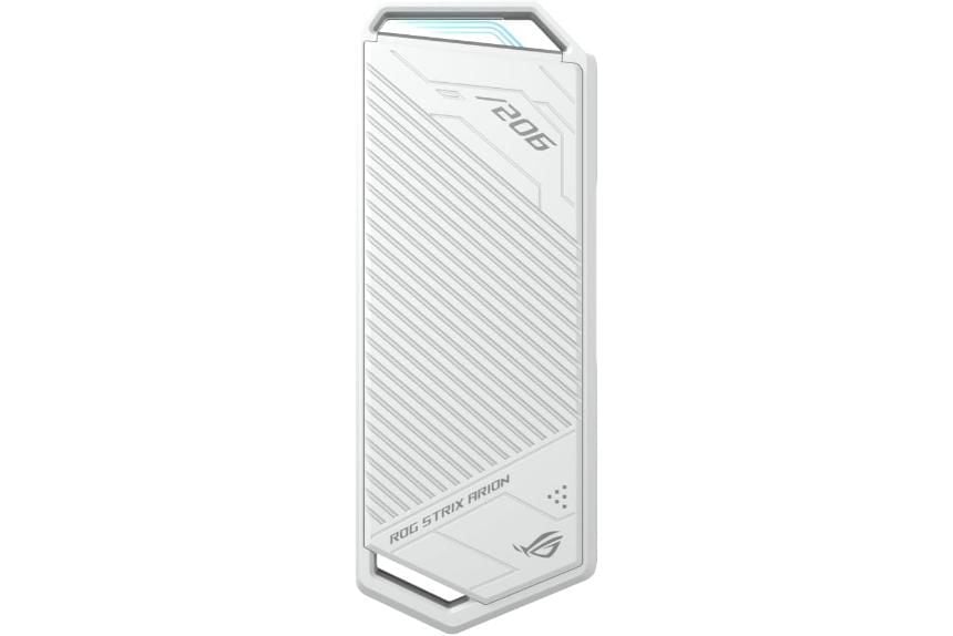 Asus ROG STRIX ARION BEYAZ USB 3.2 Gen4 Type C to NVME M2 10Gbps Beyaz Harici SSD Harddisk Kutusu