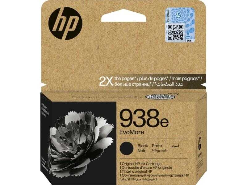 Hp 4S6Y2PE 938E Siyah Orijinal Inkjet Kartuş