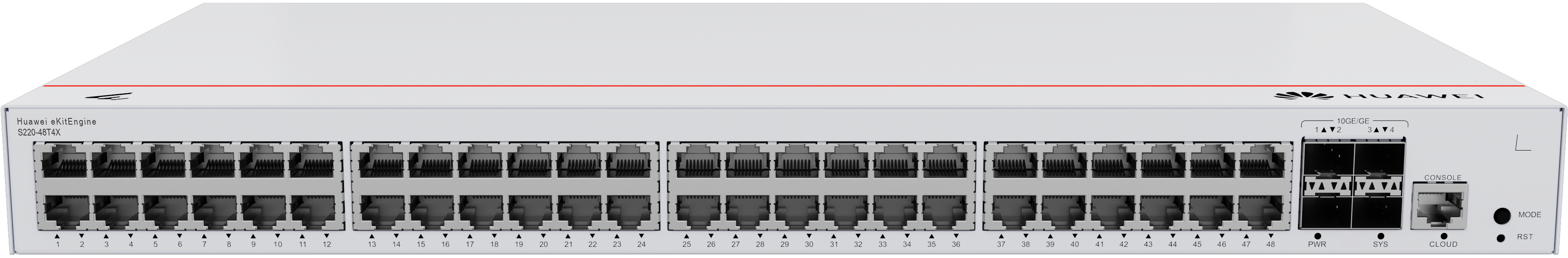 Huawei S220S-48T4X 48 Port Gigabit  4 Port 10Gbit SFP Yönetilebilir Ethernet Switch