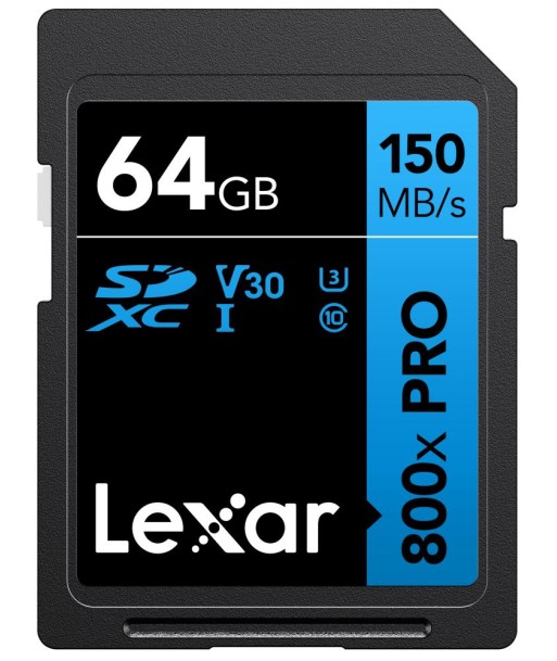 Lexar LSD0800P064G-BNNNG 64 GB SDXC 160Mb/s C10 V30 U3 SD Kart