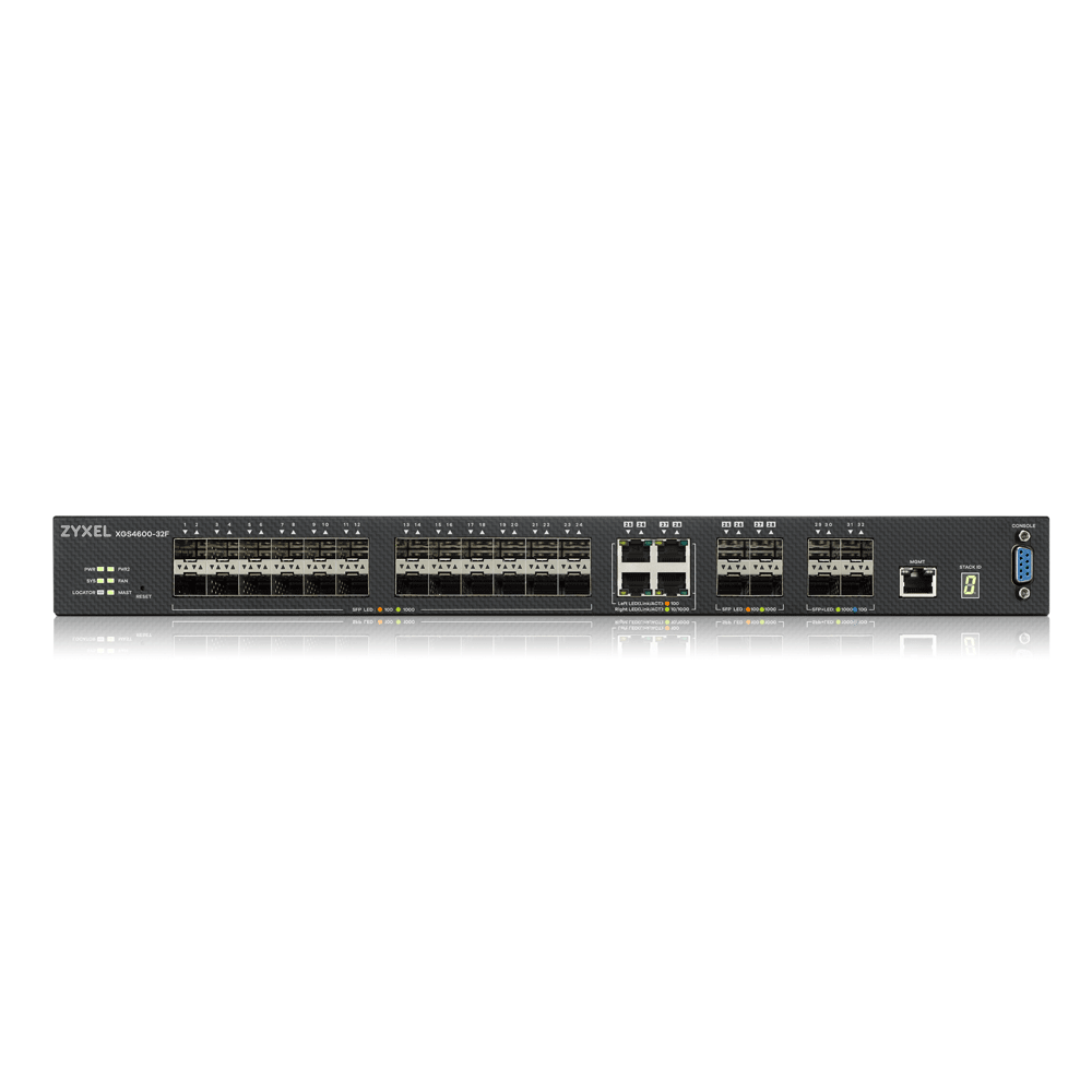 Zyxel XGS4600-32F-ZZ0102F 28 Port Gigabit 4 Port SFP L3 Managed Switch