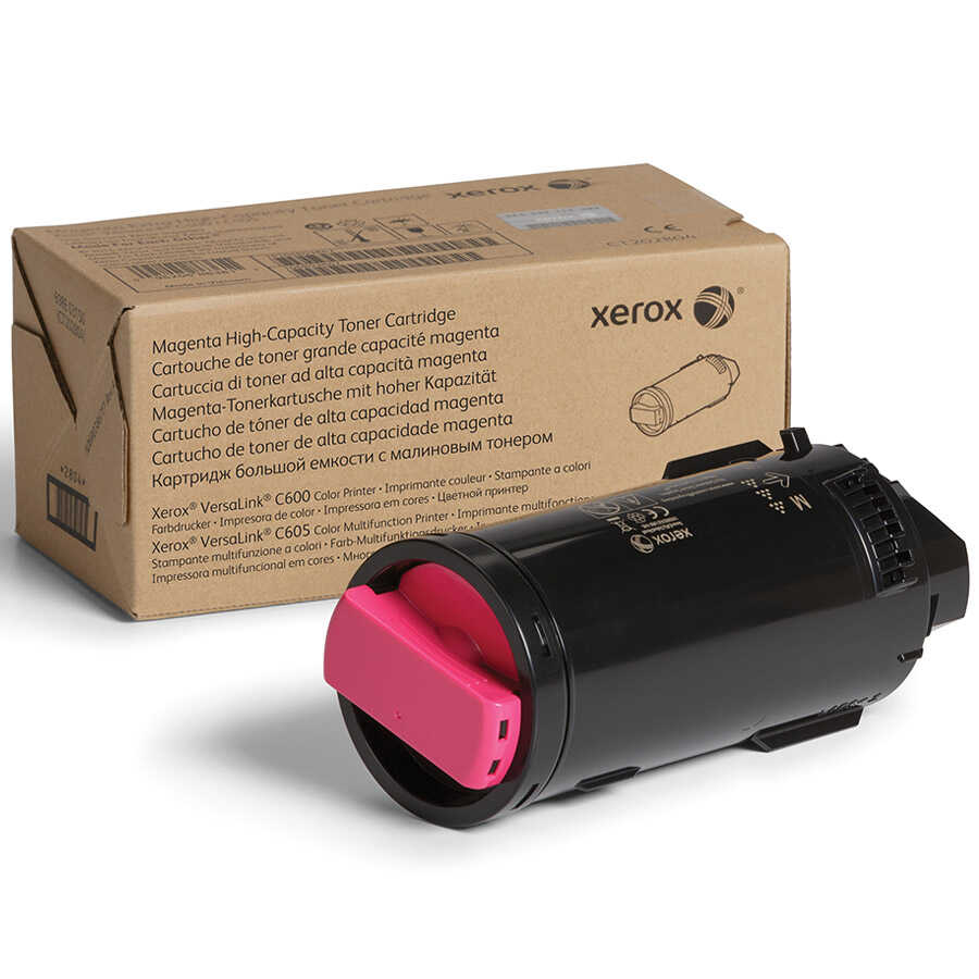 Xerox 106R03913 C600-C605 10.100 Sayfalık Yüksek Kapasiteli Kırmızı Orijinal Laser Toner