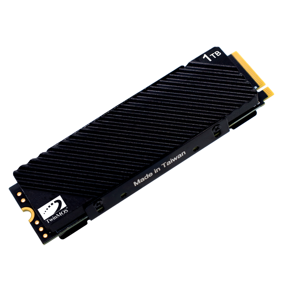 Twinmos NV1TBG42280 1 TB 7500-6800Mb-s M.2 PCIe Gen4 NVMe 22x80 3DNAND SSD Harddisk