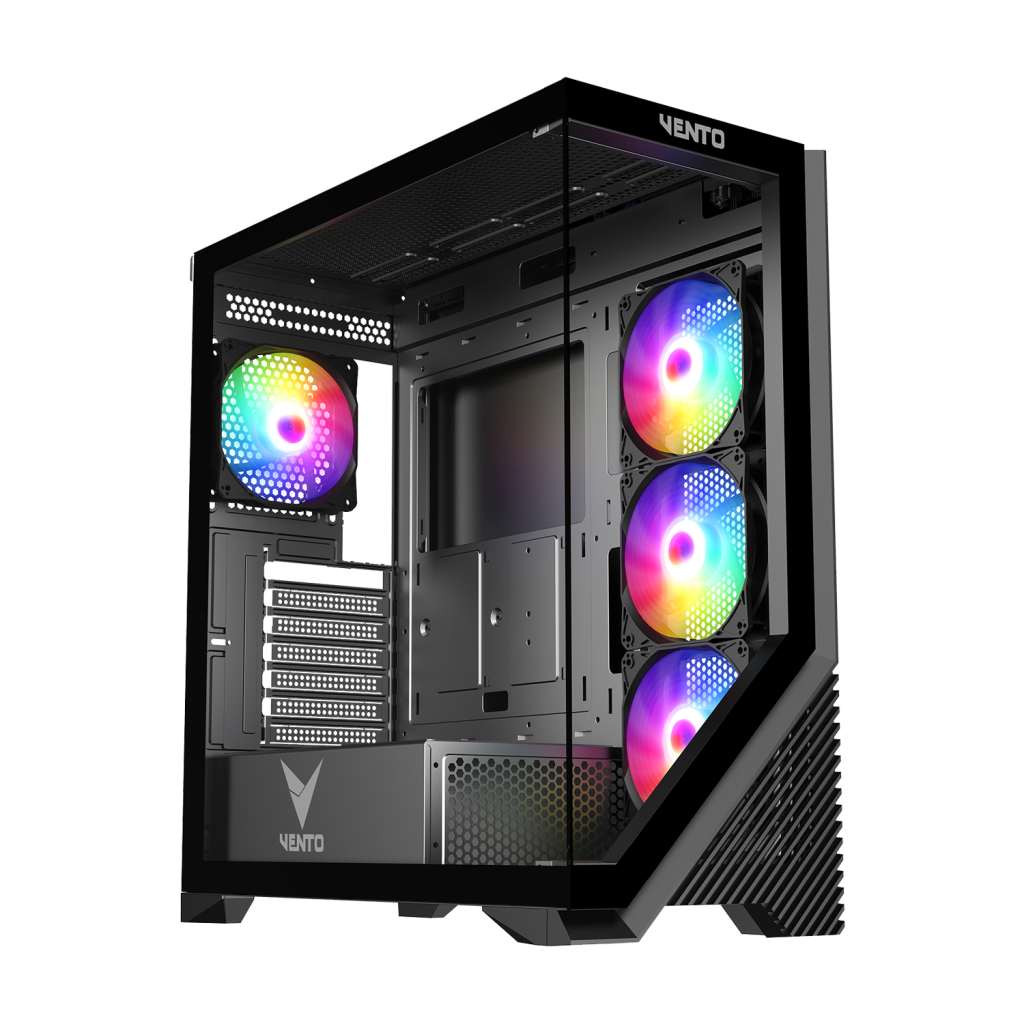 Vento VG4202FL 850W 80 Plus Bronze 4x12cm RGB Fanlı Gen5 E-AXT ATX Kasa