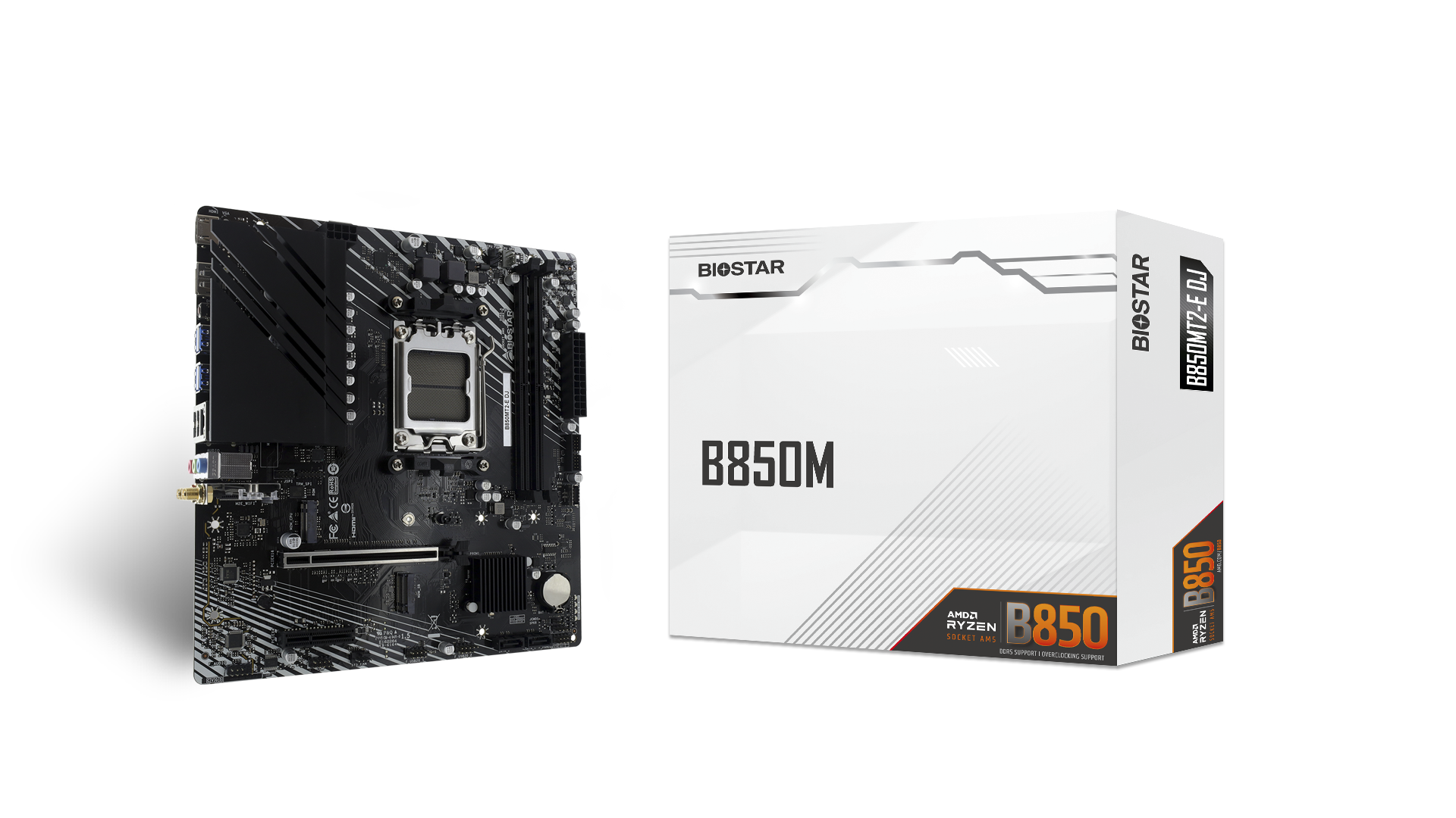 Biostar B850MT2-E DJ Sc-AM5 DDR5 8000Mhz 2xM2 HDMI DP mATX AMD Anakart