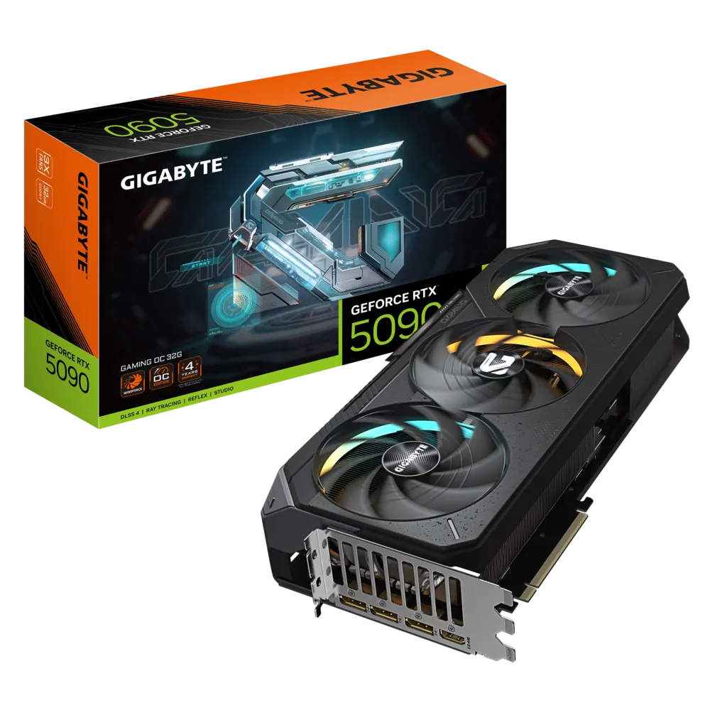 Gigabyte GV-N5090GAMING-OC-32GD 32 GB GDDR7 GEForce RTX 5090 OC 512Bit NVIDIA Ekran Kartı