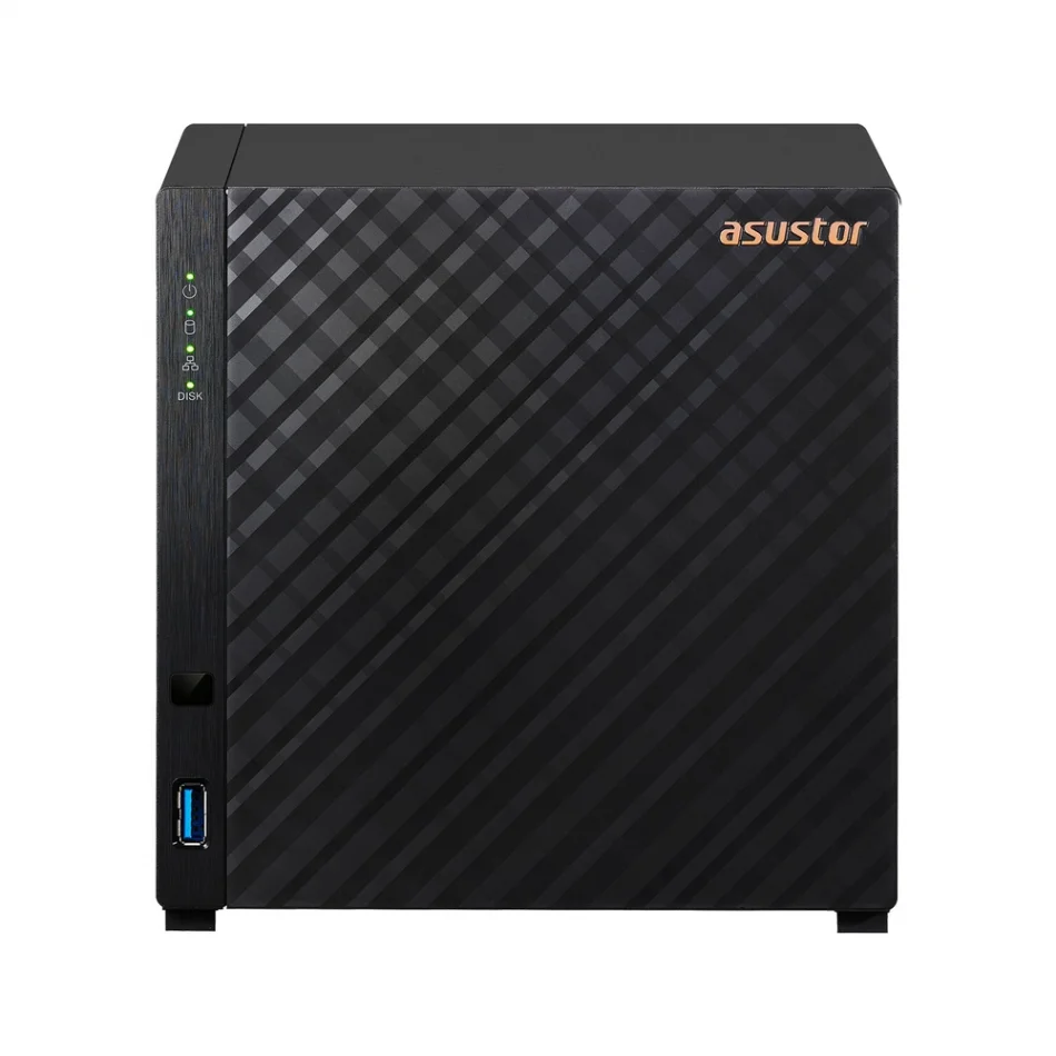 Asustor AS1204T Atom Dual Core 512Gb DDR3 4xHDD 1Gbit LAN Ağ Depolama NAS Cihazı