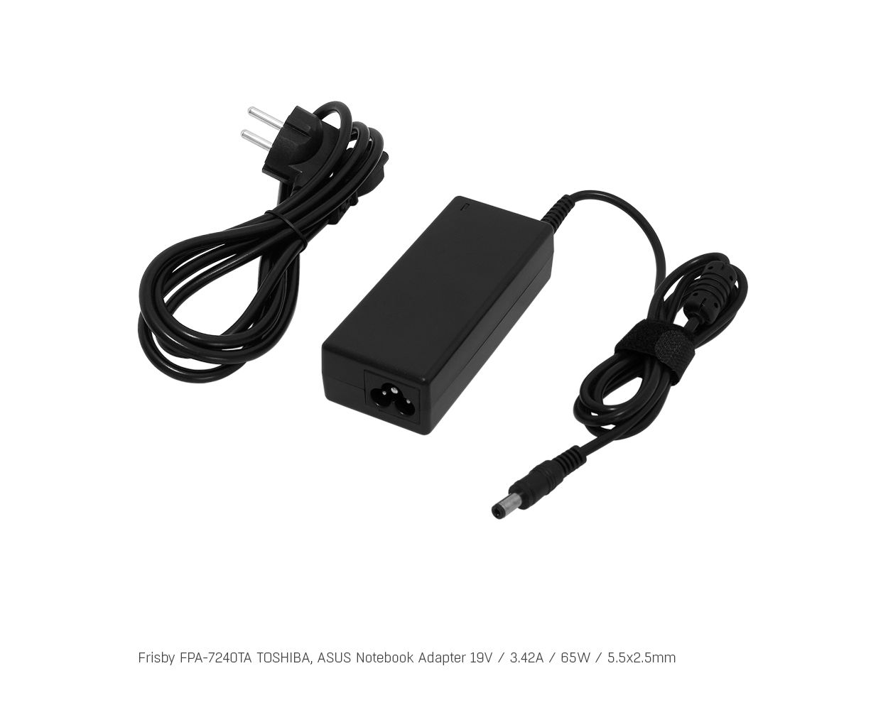 Frisby FPA-7240TA 19W 65W 5.5x2.5mm ASUS Toshiba Uyumlu Notebook Adaptörü