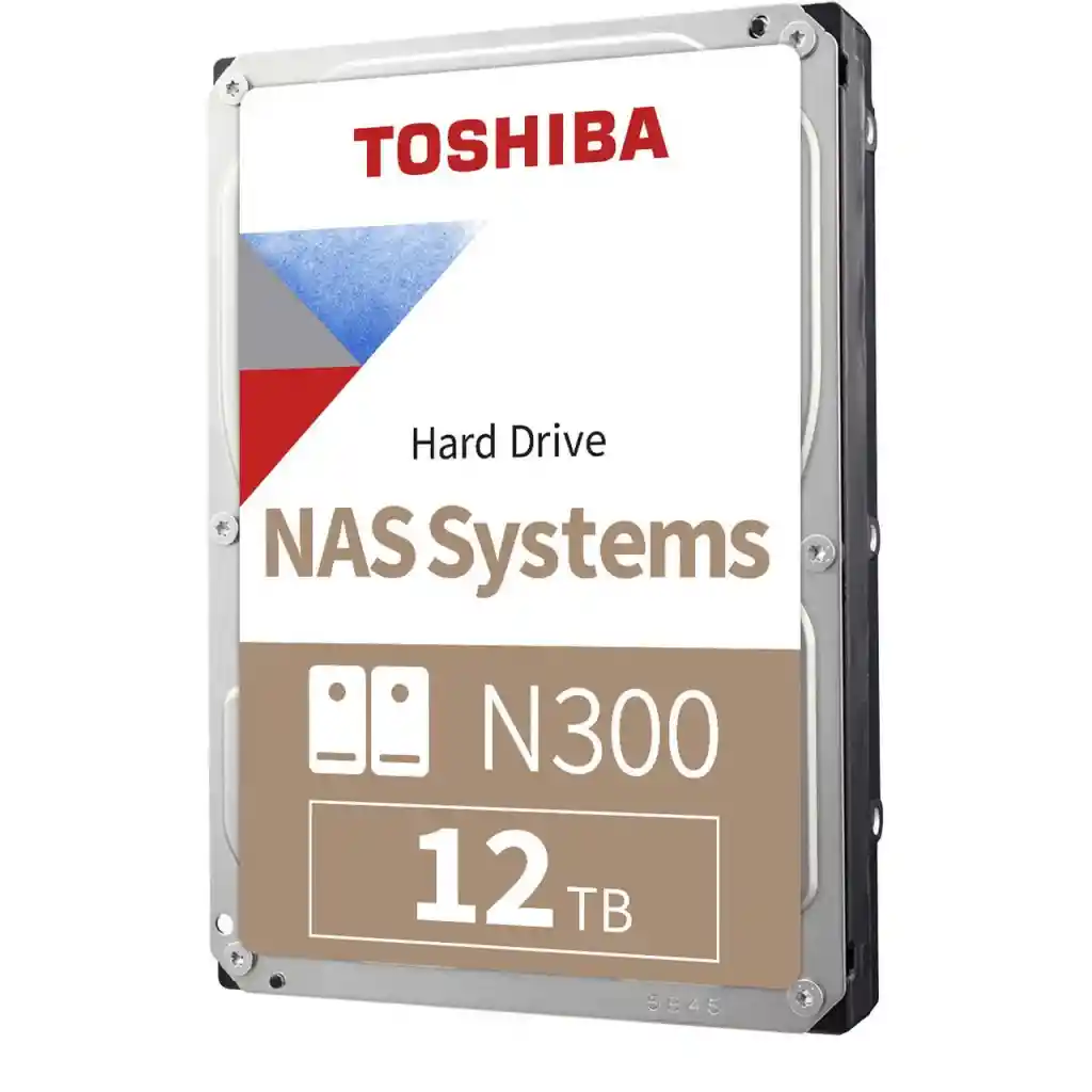 Toshiba HDWG51CXZSTA 12 TB N300 7200Rpm 128Mb SATA3 Nas Harddisk