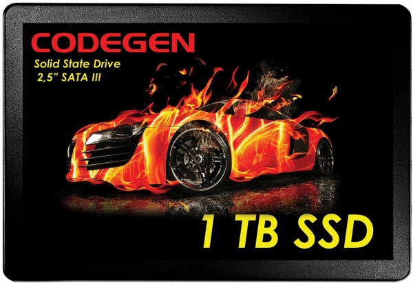 Codegen CDG-1TB-SSD25 1 TB 560-500Mb/s SATA3 2.5 inch SSD Harddisk