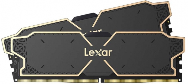 Lexar LD5U16G60C38LG-RGD 32 GB (2x16) DDR5 6000Mhz CL38 Heatsink Black Bilgisayar Bellek