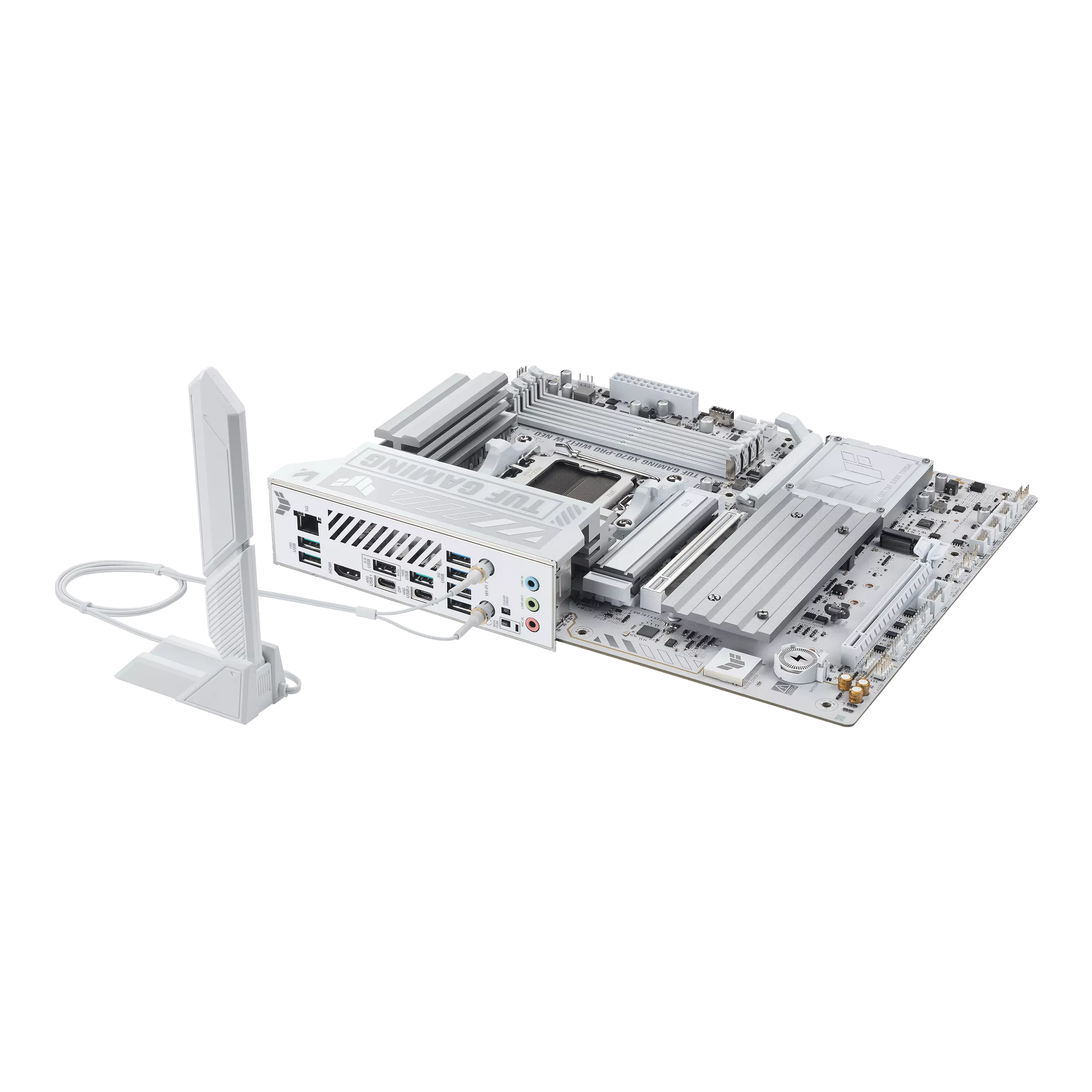 Asus TUF GAMING X870-PRO WIFI7 W NEO Sc-AM5 DDR5 9600Mhz 4xM2 WiFi7 5Gbit ATX AMD Anakart