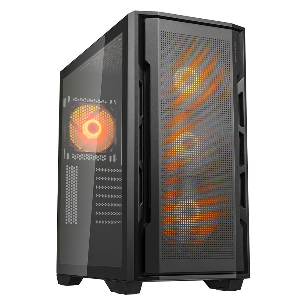 Cougar CGR-5C78B-RGB-750W 750W Gold 4x12cm RGB Fanlı Siyah Oyuncu Kasası