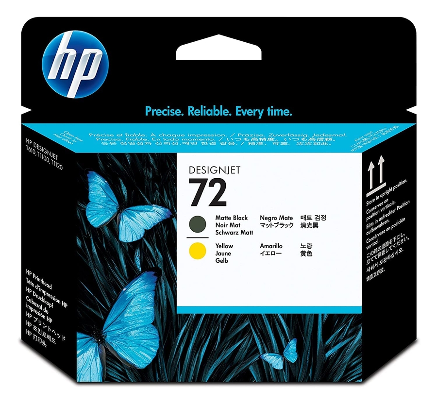 Hp C9384A 72 Fotoğraf Siyah ve Sarı Orijinal Baskı Kafası