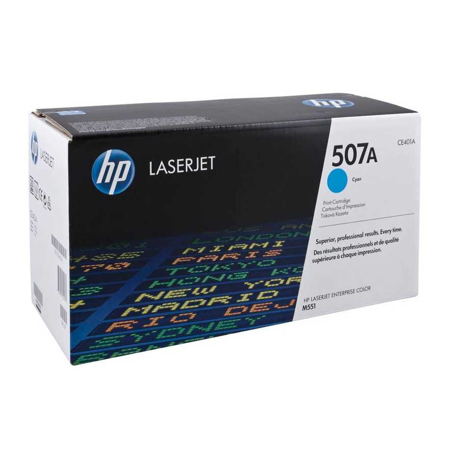 Hp CE401A 507A 6000 Sayfalık Mavi Orijinal Lazer Toner