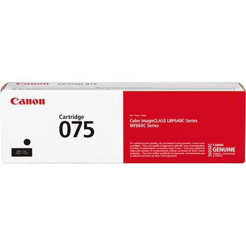 Canon 6365C002 CRG-075 BK 1.400 Sayfalık Siyah Orijinal Lazer Toner